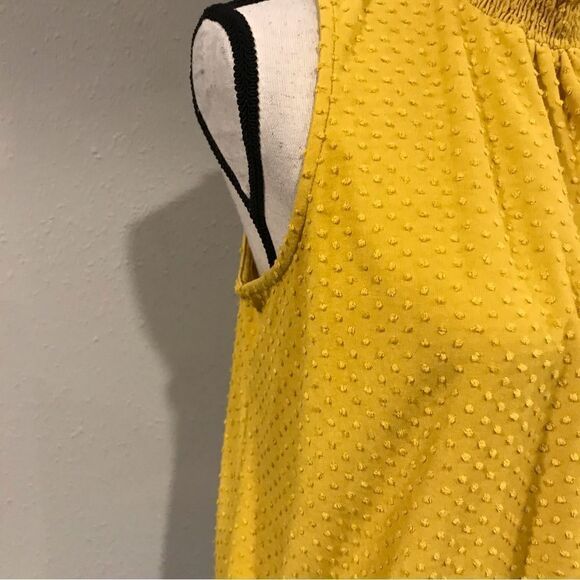 Anthropology W5 sleeveless mustard color high neck top - Picture 4 of 11